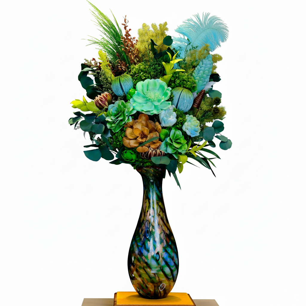 Emerald Succulent Garden — Preserved Flowers