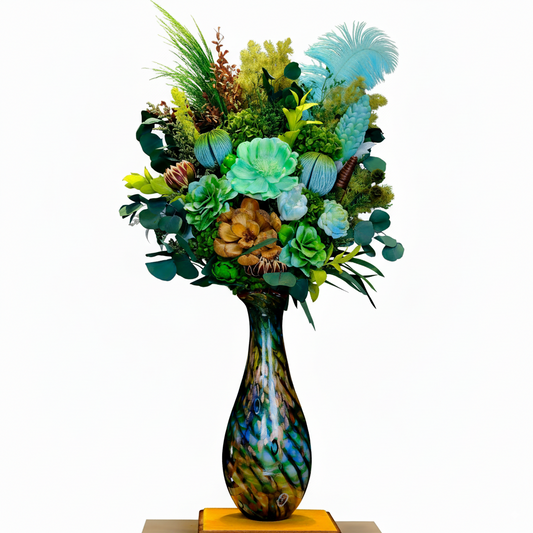 Emerald Succulent Garden — Preserved Flowers